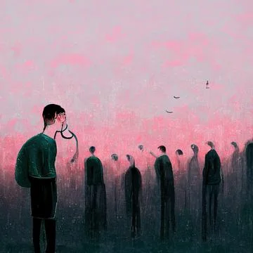 Mental illness include depression, anxiety disorders, schizophrenia, eating d 스톡 일러스트