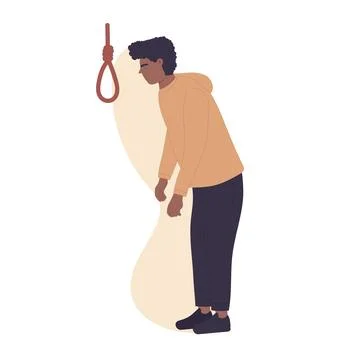 Mental problems concept Stock Illustration