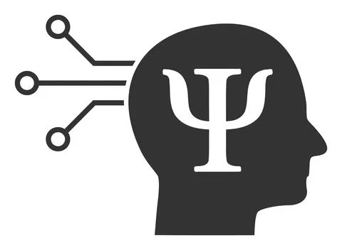 Mental Programming Vector Icon Flat Illustration Stockillustratie