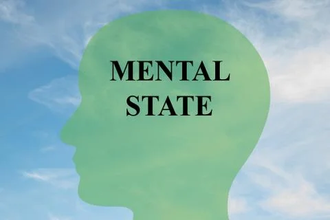 Mental State mind concept Stock Illustration