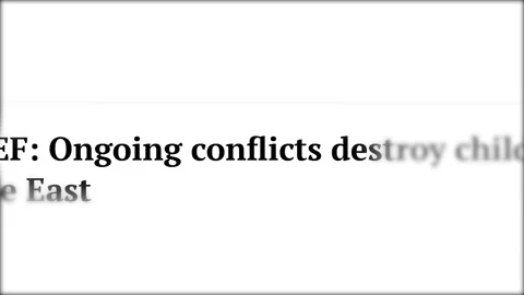 Mention ongoing clonflicts in the media Stock Footage 312575485