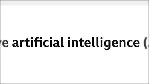 Mentioning artificial intelligence in media headlines Stock Footage 241115226