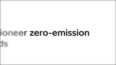 Mentioning zero emission in media headlines Vídeos de archivo 322026353