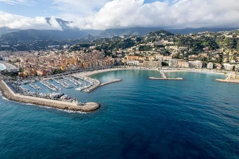 Menton view Stock Photos