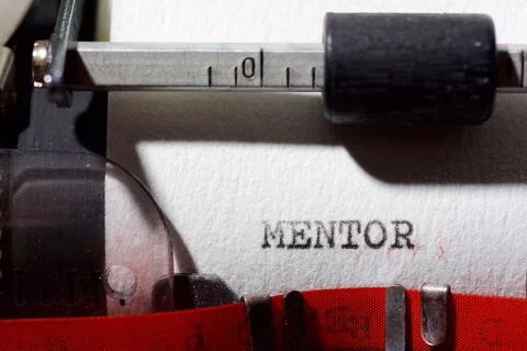 Mentor concept view 库存照片