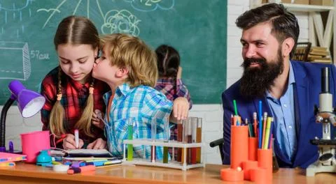 Mentor driven afterschool program. Practical knowledge. Basic knowledge. Study 스톡 사진