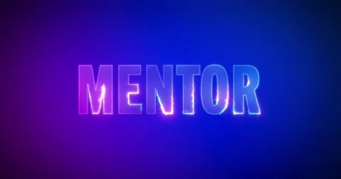 Mentor. Electricity Logo Stock Footage 137624563