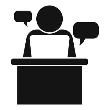 Mentor growth icon simple vector. Training career Stock Illustration