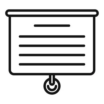 Mentor progress icon outline vector. Training career Stock Illustration