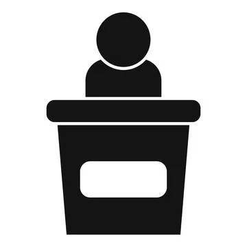 Mentor progress icon simple vector. Training career Illustrazione stock