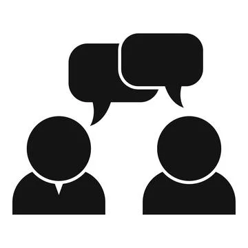 Mentor teamwork icon simple . Training career 스톡 일러스트