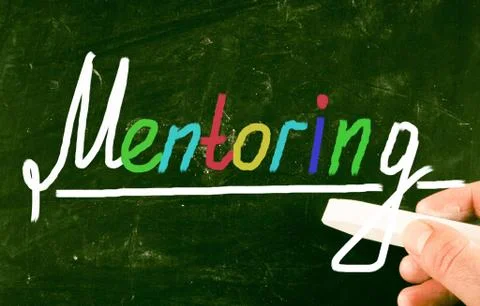 Mentoring concept Stockillustratie