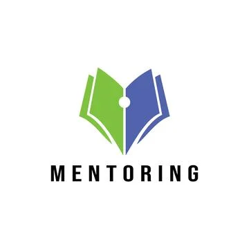 Mentoring Course Class Academic Book Study Education Logo Template Stock Illustration