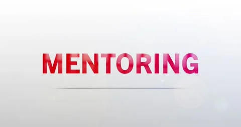 Mentoring. Particle Logo. Text Animation Stock Footage 137503192
