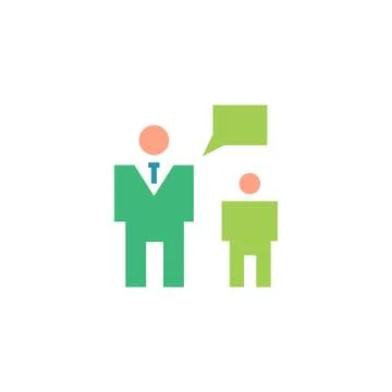 Mentoring vector icon logo design 스톡 일러스트
