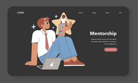 Mentorship concept. Vector illustration. Stock Illustration