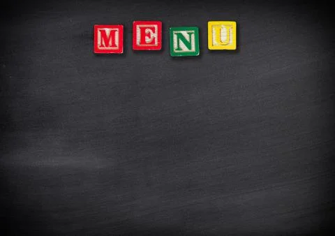 Menu background Stock Photos