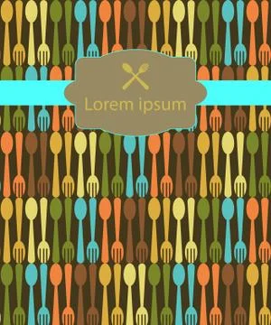 Menu background, Seamless pattern background.. Stock Illustration