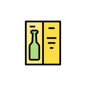 Menu, beer, pub icon. Simple color with outline vector elements of international Stock Illustration