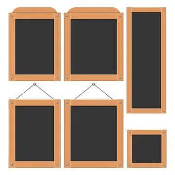 Menu black board vector design illustration isolated on white background Stock Illustration