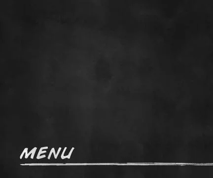 Menu blackboard Stock Illustration