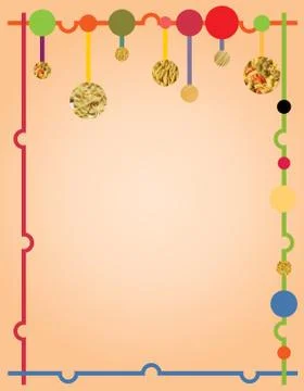 Menu board from raw pasta Stock Photos