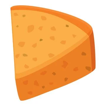 Menu bread croutons icon cartoon vector. Load snack cooking Stock Illustration