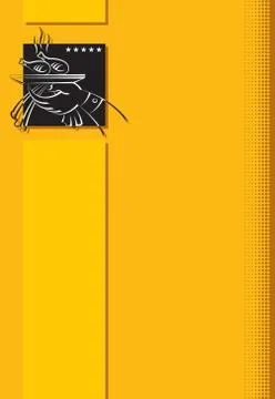 Menu Card Design Template Stock Illustration