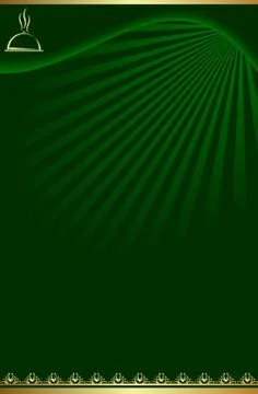 Menu Card Design Template Stock Illustration