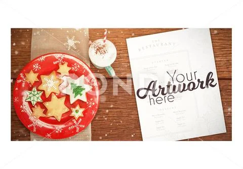 Menu card template for a restaurant PSD Template