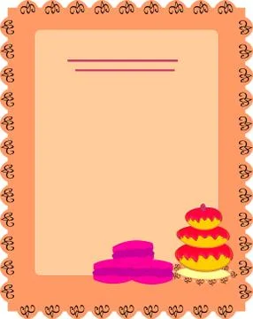 Menu card, vector Stock Illustration