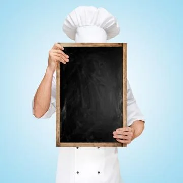 Menu chalkboard. Stock Photos