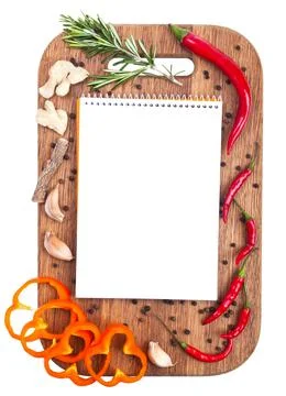 Menu design culinary background Foto stock