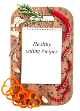 Menu design culinary background Stock Photos