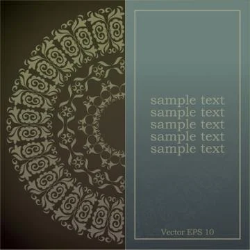 Menu design for Stock-Illustration