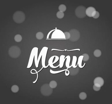Menu design Stock Illustration