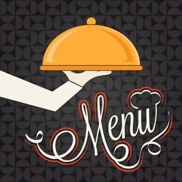 Menu design Stock Illustration
