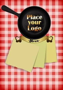 Menu design Stock Illustration