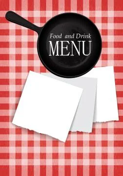 Menu design Stock Illustration