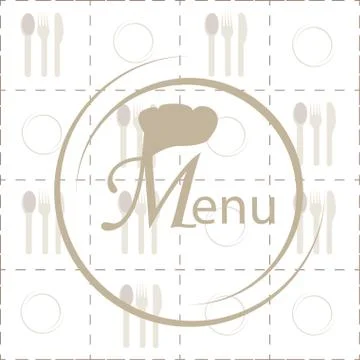 Menu design Stock Illustration