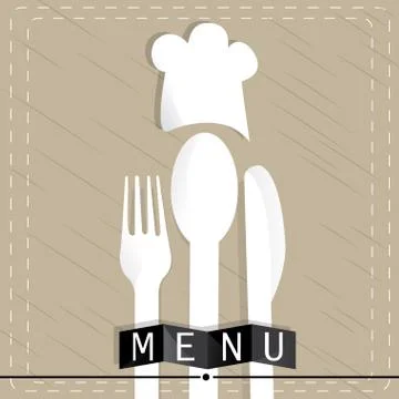Menu design Stock Illustration