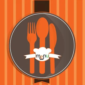 Menu design Stock Illustration