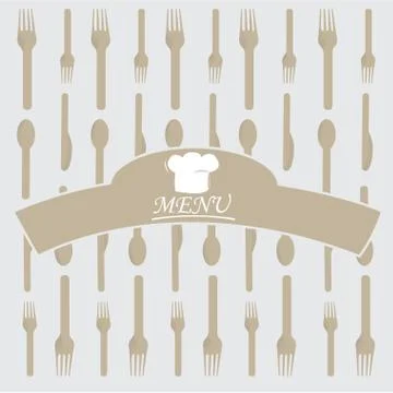 Menu design Stock Illustration