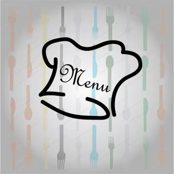 Menu design Stock Illustration
