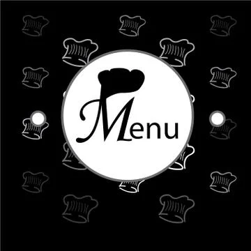 Menu design Stock Illustration