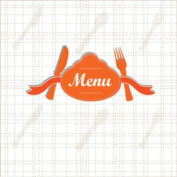 Menu design 스톡 일러스트