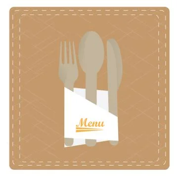 Menu design Illustrazione stock