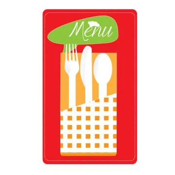 Menu design Stock Illustration
