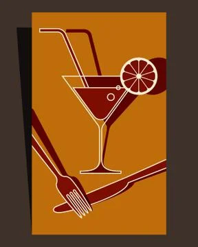 Menu design Stock Illustration