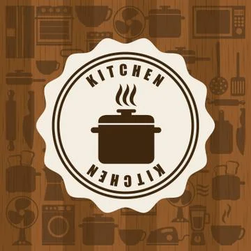 Menu design over pattern  background vector illustration Illustrazione stock